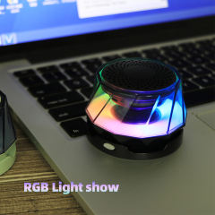 Magnetic Diamond Bluetooth Speaker with RGB Light Show & Phone Stand