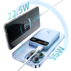 Magnetic Portable Charger 10000mah Wireless Power Bank with Watch Charger