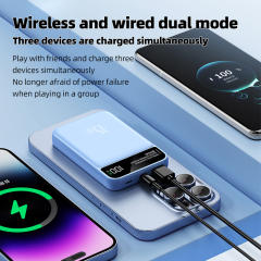 Magnetic Portable Charger 10000mah Wireless Power Bank with Watch Charger