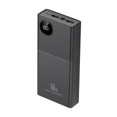 66w super fast charge built in four cables large capacities power bank