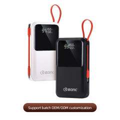 45w super fast charge 20000mAh built in 2 data cables powerbank RC-PD48
