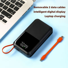 45w super fast charge 20000mAh built in 2 data cables powerbank RC-PD48