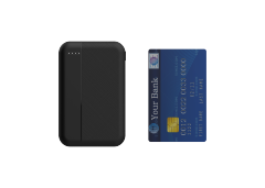 10,000mAh Slim and lightweight Mini Card Power Bank RC-P155