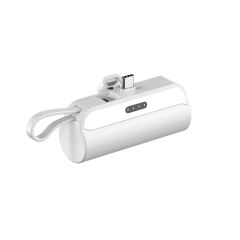5,000mA Mini capsule with Lanyard Built-in cable tail plug Power Bank RC-GP56