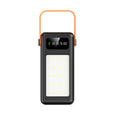 30,000~120,000mAh Large Capacity Built in 4 Cables Power Bank With Camping light RC-P306