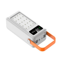 30,000~120,000mAh Large Capacity Built in 4 Cables Power Bank With Camping light RC-P306