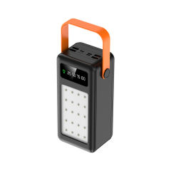 30,000~120,000mAh Large Capacity Built in 4 Cables Power Bank With Camping light RC-P306