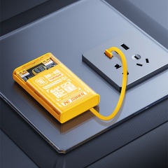 10,000mAh Built-in three cables Mech punk style power bank RC-P159