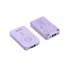 15W Magnetic Wireless Charging+PD20W Max Fast Charging Built-in 2 Cables Power Bank RC-WP030