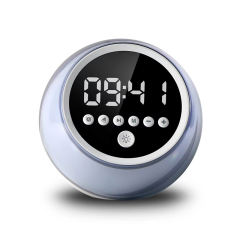 Multifunctional Sphere-Shaped Bluetooth Speaker with LED Light, Alarm Clock, and FM Radio RC-Y70