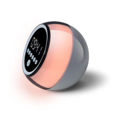 Multifunctional Sphere-Shaped Bluetooth Speaker with LED Light, Alarm Clock, and FM Radio RC-Y70