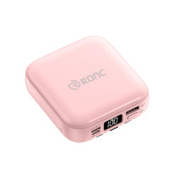 10,000mAh Square Power Bank with 3 Cables and a Makeup Mirror,Portable Power Bank RC-P132