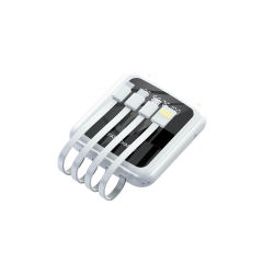10,000mAh Square Mirror Built in four cables mini fast charging Power bank RC-P141