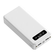 20,000mAh Large Capacity Power Bank with 3 Detachable Data Cables – 2.1A Input & Output RC-P150