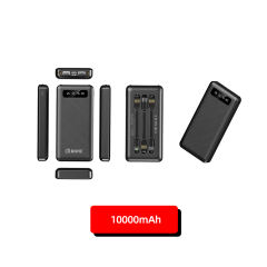 20,000mAh Large Capacity Power Bank with 3 Detachable Data Cables – 2.1A Input & Output RC-P150