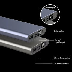 Compact 10000mAh/20000mAh Power Bank with Polymer Battery and Dual USB,RC-P156