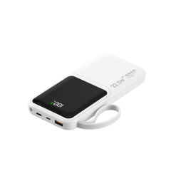 10,000/20,000/30,000mAh Power Bank with 22.5W/PD 20W Super Fast Charging and Built-in Dual Cables RC-PD66