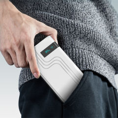 10,000mAh 4G LTE Pocket WiFi Power Bank with Built-in Cables, Portable Hotspot, Fast Charging, SIM Slot, Travel Router, OEM/ODM Available RC-MP80