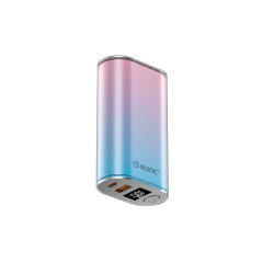 22.5W Super Fast Charging Mini Power Bank 10000mAh – Gradient Blue Pink Portable Charger, Customizable Fast & Standard Charging RC-P160