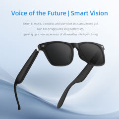 Smart AI Bluetooth 5.3 Glasses with Music, Voice Assistant & Real-Time Translation | Open-Ear Audio Sunglasses with Long Battery Life RC-SG001
