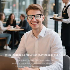 Smart AI Bluetooth 5.3 Glasses with Music, Voice Assistant & Real-Time Translation | Open-Ear Audio Sunglasses with Long Battery Life RC-SG001