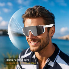 AI Smart Glasses – Bluetooth 5.4, Real-Time Translation, Remote Photo Capture, Voice Assistant, UV400 Outdoor Eyewear RC-SG002
