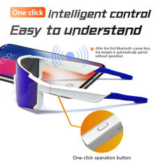 AI Smart Glasses – Bluetooth 5.4, Real-Time Translation, Remote Photo Capture, Voice Assistant, UV400 Outdoor Eyewear RC-SG002