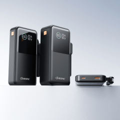 22.5W Super Fast Charging Power Bank with Built-in 3 Cables – Large Capacity 10000/20000/30000mAh, Braided Cable, OEM/ODM Supported RC-PD86
