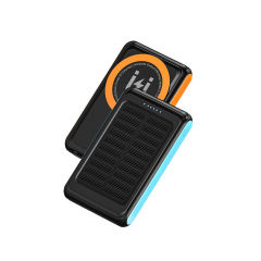 5000mAh /10000mAhMagnetic Solar Wireless Power Bank – Rugged Outdoor Charger with LED Camping Light, Waterproof, Shockproof & Dustproof,RC-SP007