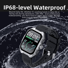 Smart AI Watch with GPS, 123 Sports Modes, Bluetooth Call, 7-Day Battery, IP68 Waterproof, 1.83" AMOLED Display, RC-SW002