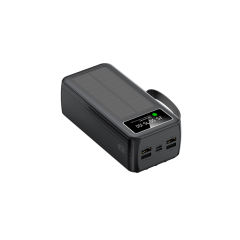 60000mAh Solar Power Bank with Built-in 4 Cables, 7 Outputs & 3 Inputs | Fast Charging Portable Charger for Phones & Tablets RC-SP016