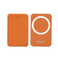 Maesafe 5-in-1 Magnetic Card Wallet & 5000mAh Power Bank - 15W Fast Wireless Charging, Slim & Portable,RC-WP039