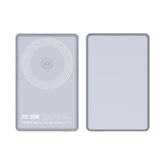 3-in-1 Magnetic Wireless Power Bank 5000mAh / 10000mAh | Ultra-Slim 8.5mm | PD 20W Fast Charging | Low-Temperature Safe Charging | Foldable 360° Stand,RC-WP040