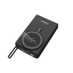Foldable Magnetic Wireless Power Bank 10000mAh, 15W MagSafe Charger, PD 20W Fast Charging, Built-in Cable, Low-Temperature Design, Aluminum Alloy Body RC-WP042