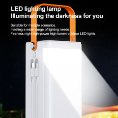 30000-60000mAh Fast Charging Power Bank with Built-in Cables, LED Display, Multi-Port Portable Charger with Lanyard,RC-PD93