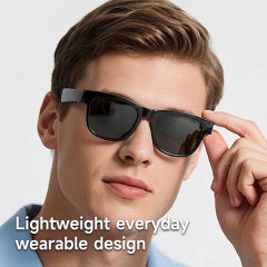 AI Smart TWS Audio Sunglasses, Bluetooth Music & Calling, AI Translation, Photochromic Blue Light Blocking Lenses, IPX4 Waterproof RC-SG029