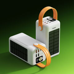 50000mAh High-Capacity Solar Power Bank 50000mAh 22.5W Fast Charging Station RC-PD98