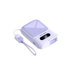 6-in-1 Qi2 MagSafe Power Bank 22.5W Fast Charging – Built-in Dual Cables + Apple Watch Charger + Stand, 10000mAh Magnetic External Battery for iPhone & Android (2026 New) RC-PD99