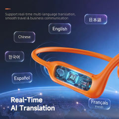 2026 New AI Smart Sports Earphones with 8MP Camera, Real‑Time Translation, Hi‑Fi Music, Bluetooth Calling & Voice Recording – RC‑AE20