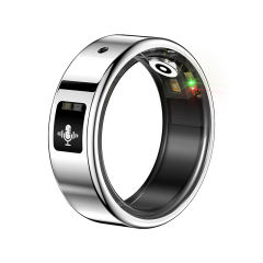 RONC AI Smart Recording Health Ring,Transcription & AI Summary,Heart Rate & Sleep Monitor RC-SR006