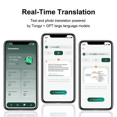 RONC AI Smart Recording Health Ring,Transcription & AI Summary,Heart Rate & Sleep Monitor RC-SR006
