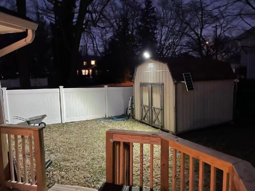 Solar lights with camera used in U.S.A.