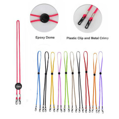 13/16" Mask Lanyard with Plastic Clips