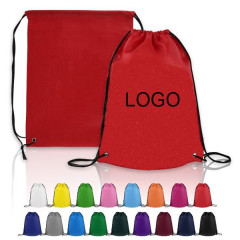 Non-Woven Drawstring Backpack W/ Grommets(14" x 18")
