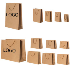 Kraft Paper Euro Tote Bag(12 5/8" W x 9 13/16" H x 4 5/16" G)