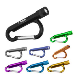 LED Flashlight Metal Carabiner