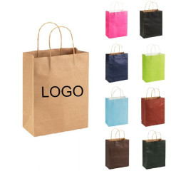 Medium Kraft Paper Shopping Tote Bag