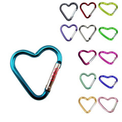 Metal Heart Shape Carabiner