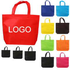 Heat Sealed Non-Woven Shopping Tote Bag(13" W x 10 1/4" H x 3 15/16" G)