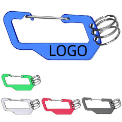 3 Key Ring Aluminum Alloy Carabiner